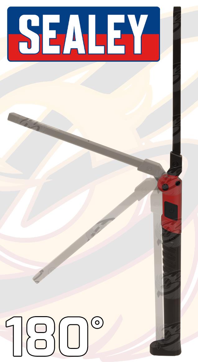 SEALEY RECHARGEABLE SMD LED LI - ION WORK LIGHT ( RED )