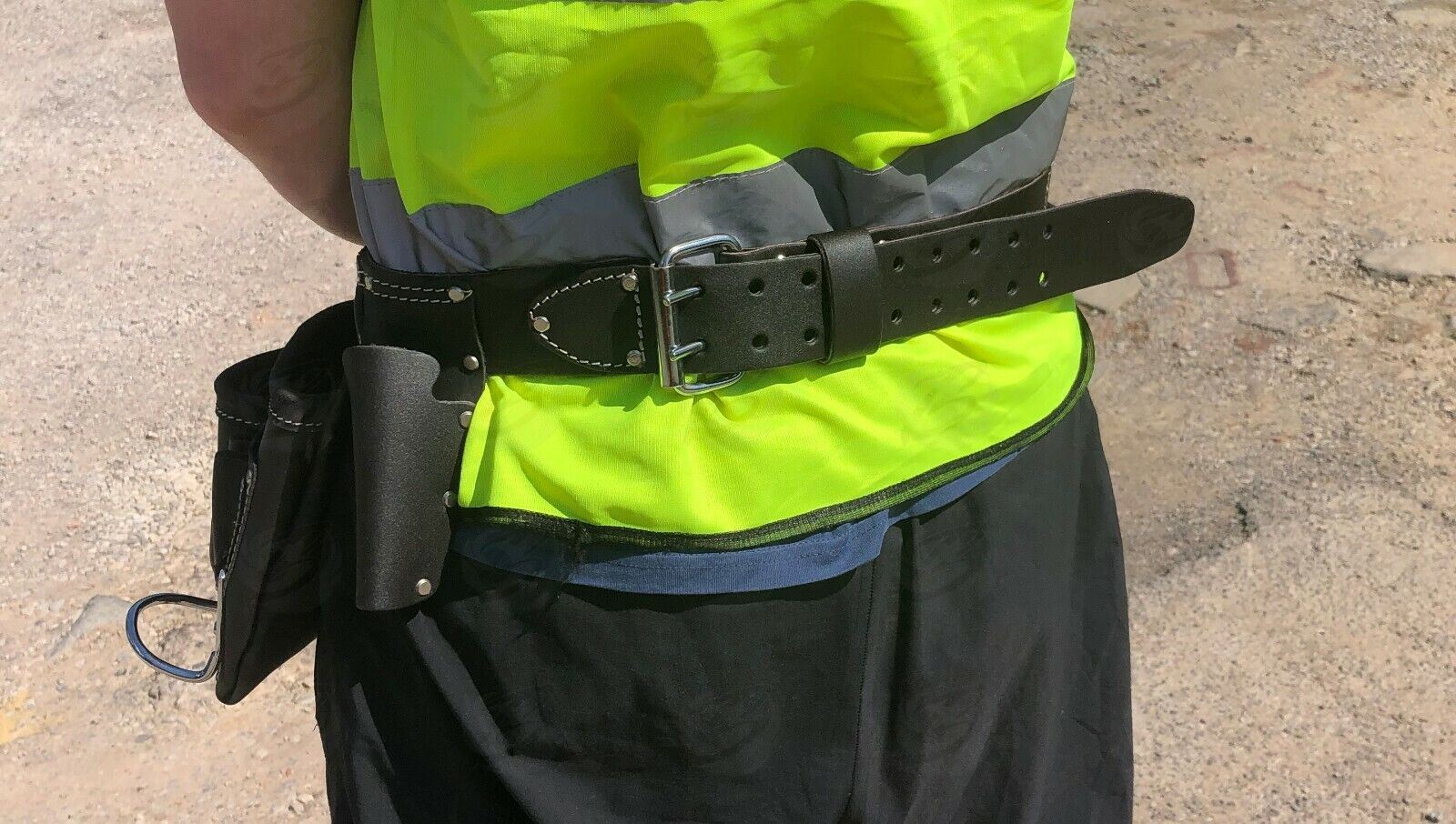 US Pro 11 Pocket Double Leather Work Belt ( 2302 )