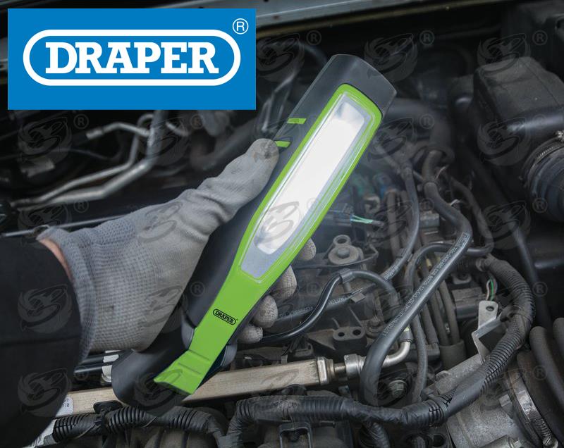 DRAPER RECHARGEABLE SMD LED 7W WORK LIGHT ( GREEN )