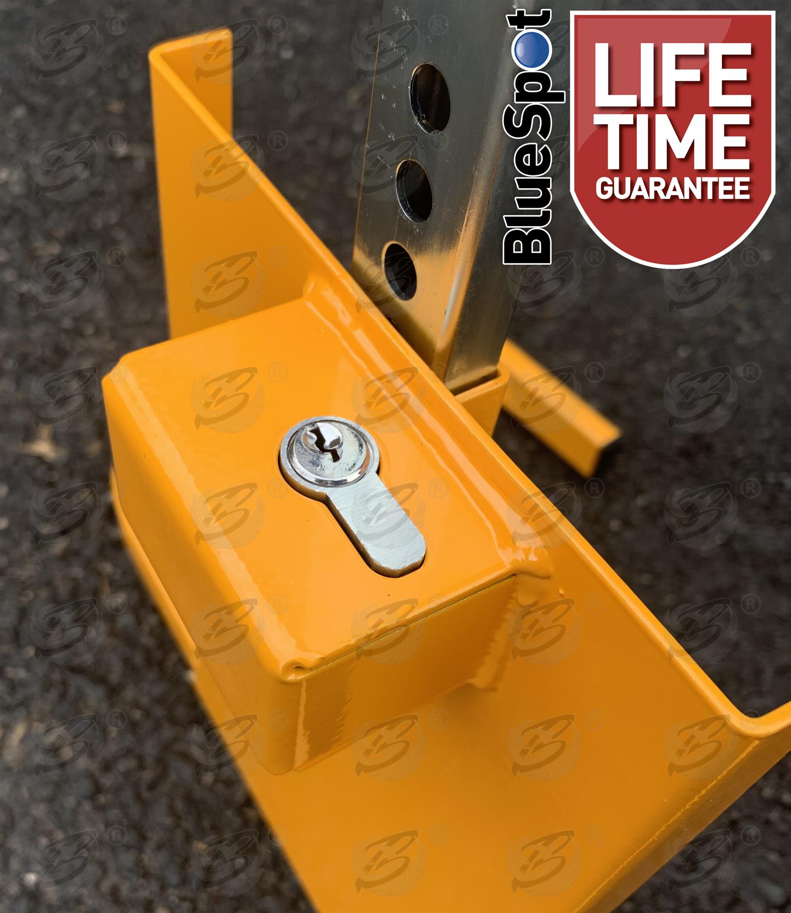 BLUESPOT HEAVY DUTY WHEEL CLAMP