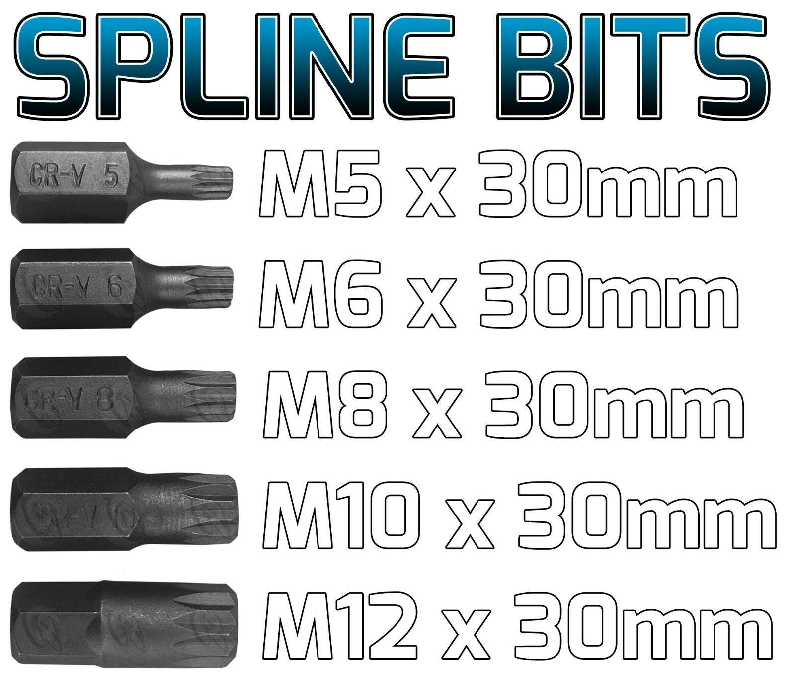 US PRO 40PCS HEX - TORX - SPLINE BIT SOCKETS