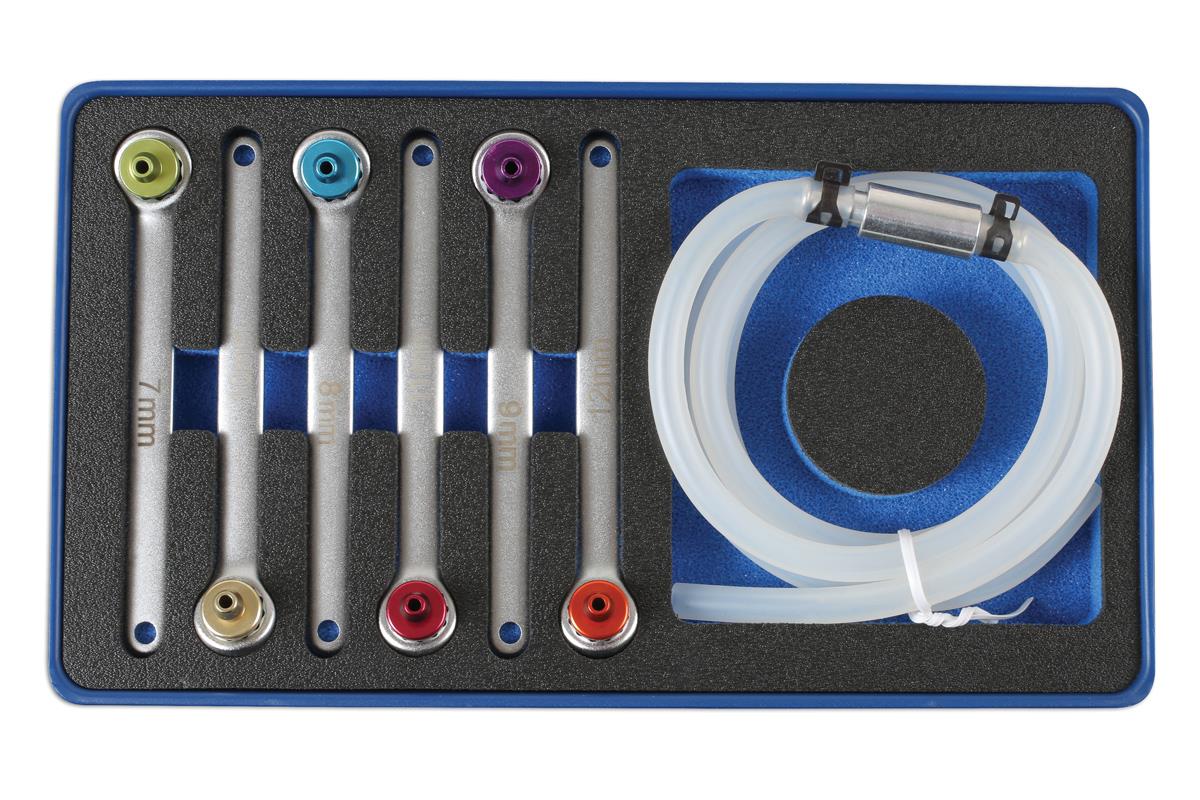 Laser 7 Piece Brake Bleeder Wrench Set (7mm - 12mm) 6783