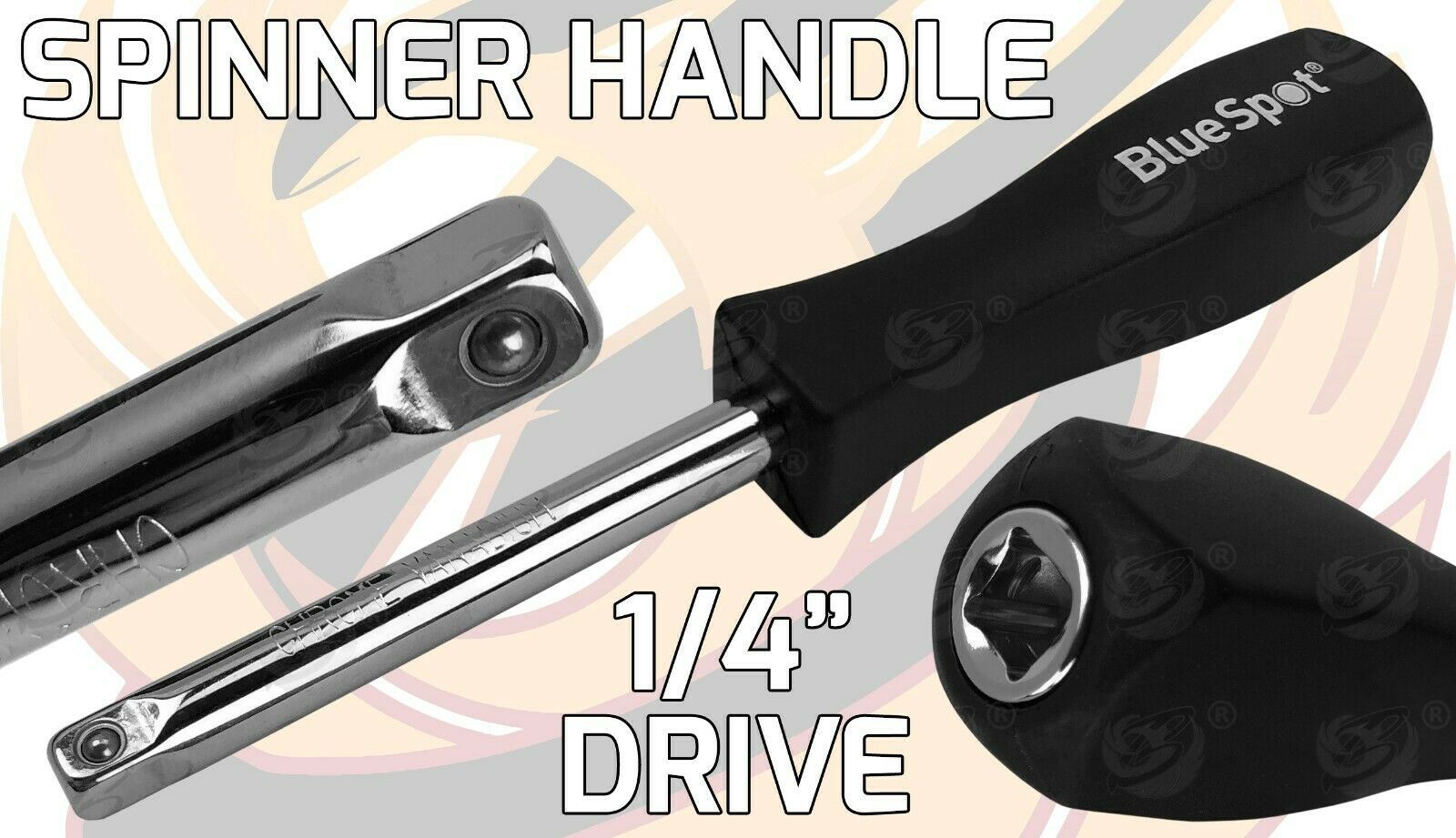 BLUESPOT 24PCS 1/4" DRIVE 6 POINT SOCKET SET 4MM - 13MM