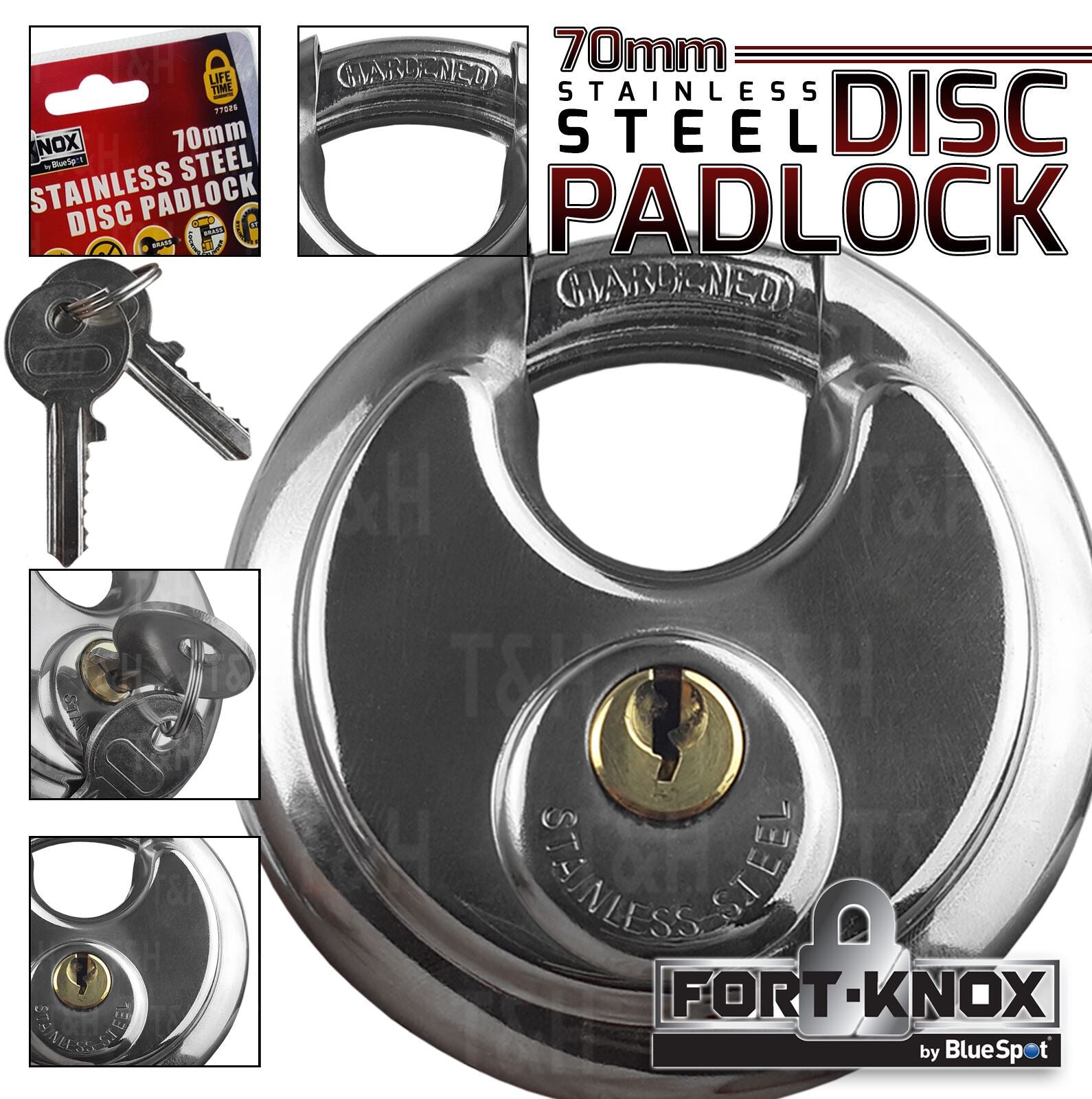 BLUESPOT 70MM PADLOCKS