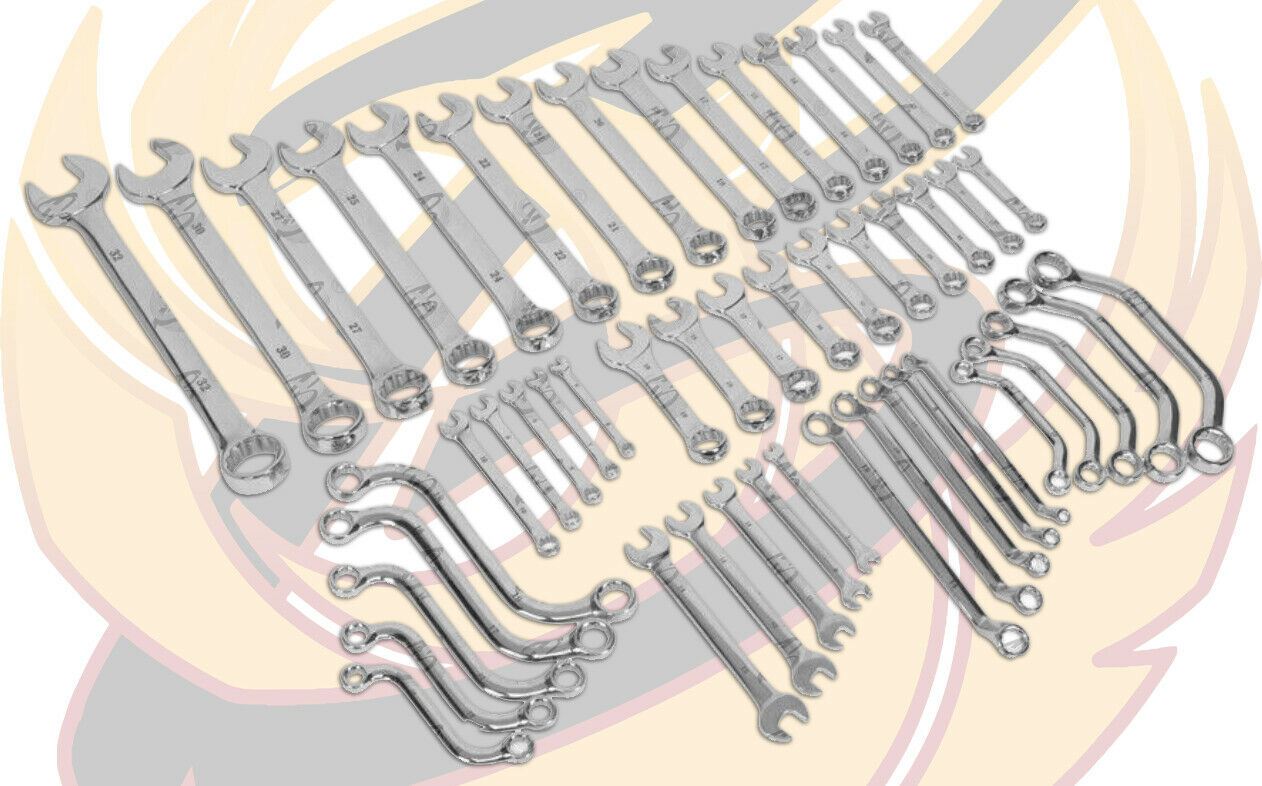 US PRO 50PCS METIC SPANNERS 6MM - 32MM