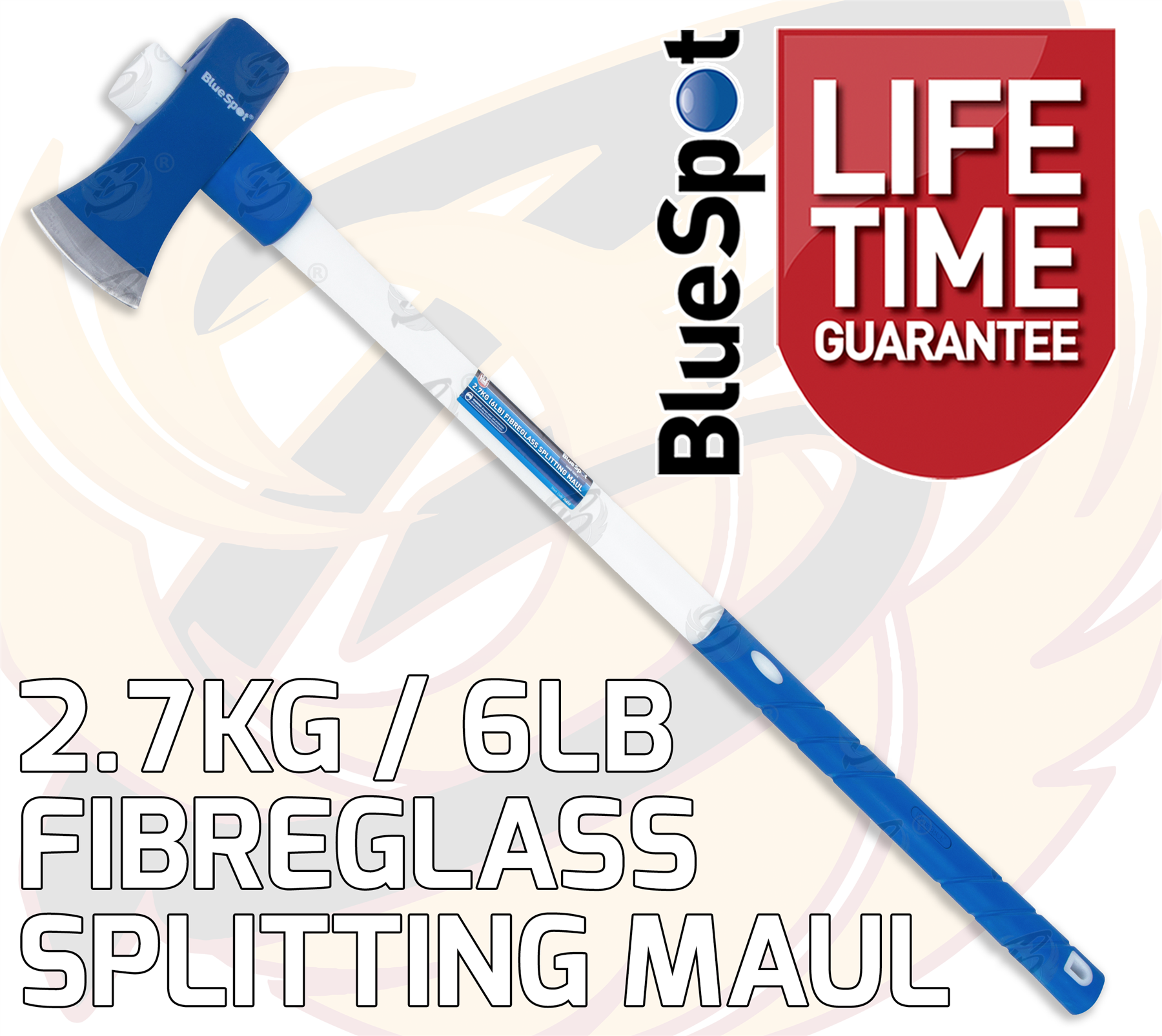 BlueSpot 2.7Kg ( 6Lb ) Fibreglass Splitting Maul ( 26610 )