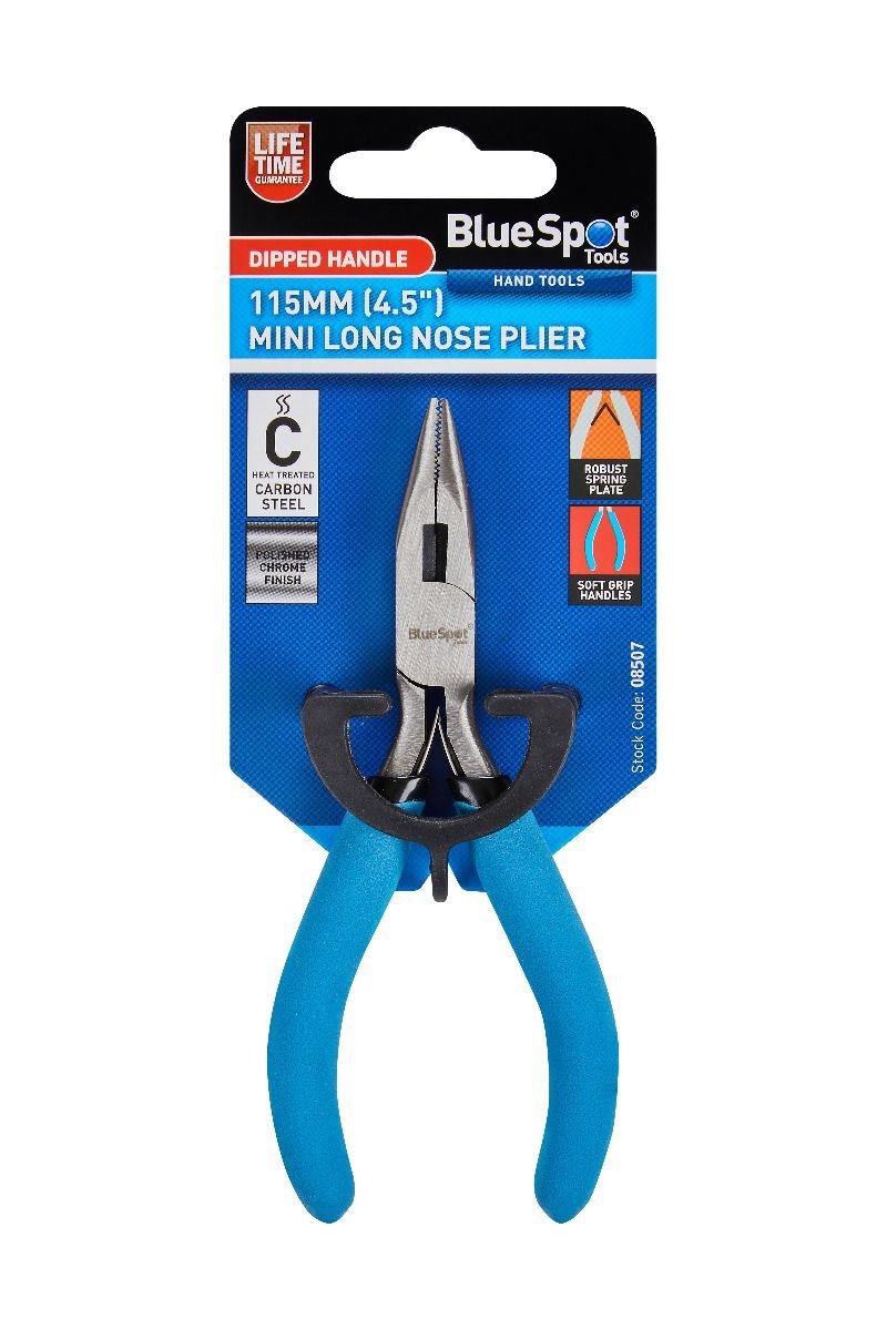 BlueSpot Soft Grip Mini Long Nose Plier ( 08507 )