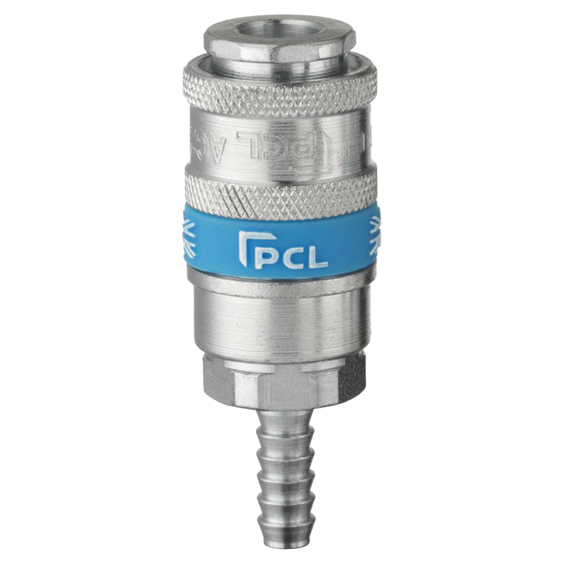 PCL Airflow Coupling 6.35mm 1/4" Hose Tailpiece AC21R