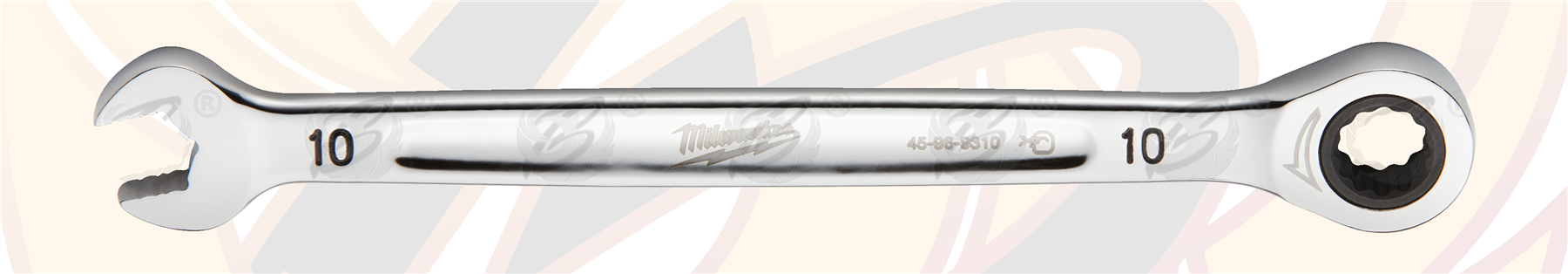 Milwaukee 10mm 144 Teeth Maxbite Ratchet Spanner ( Single ) ( 4932471503 )