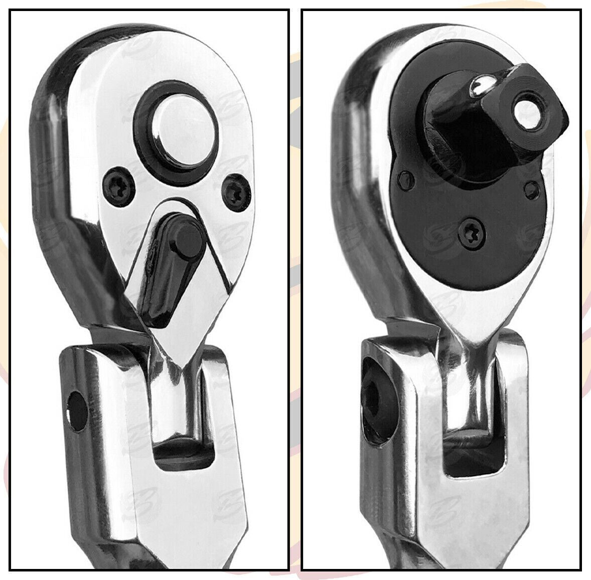 SIEGEN 1/2" DRIVE 72 TOOTH EXTRA LONG FLEXIBLE RATCHET HANDLE