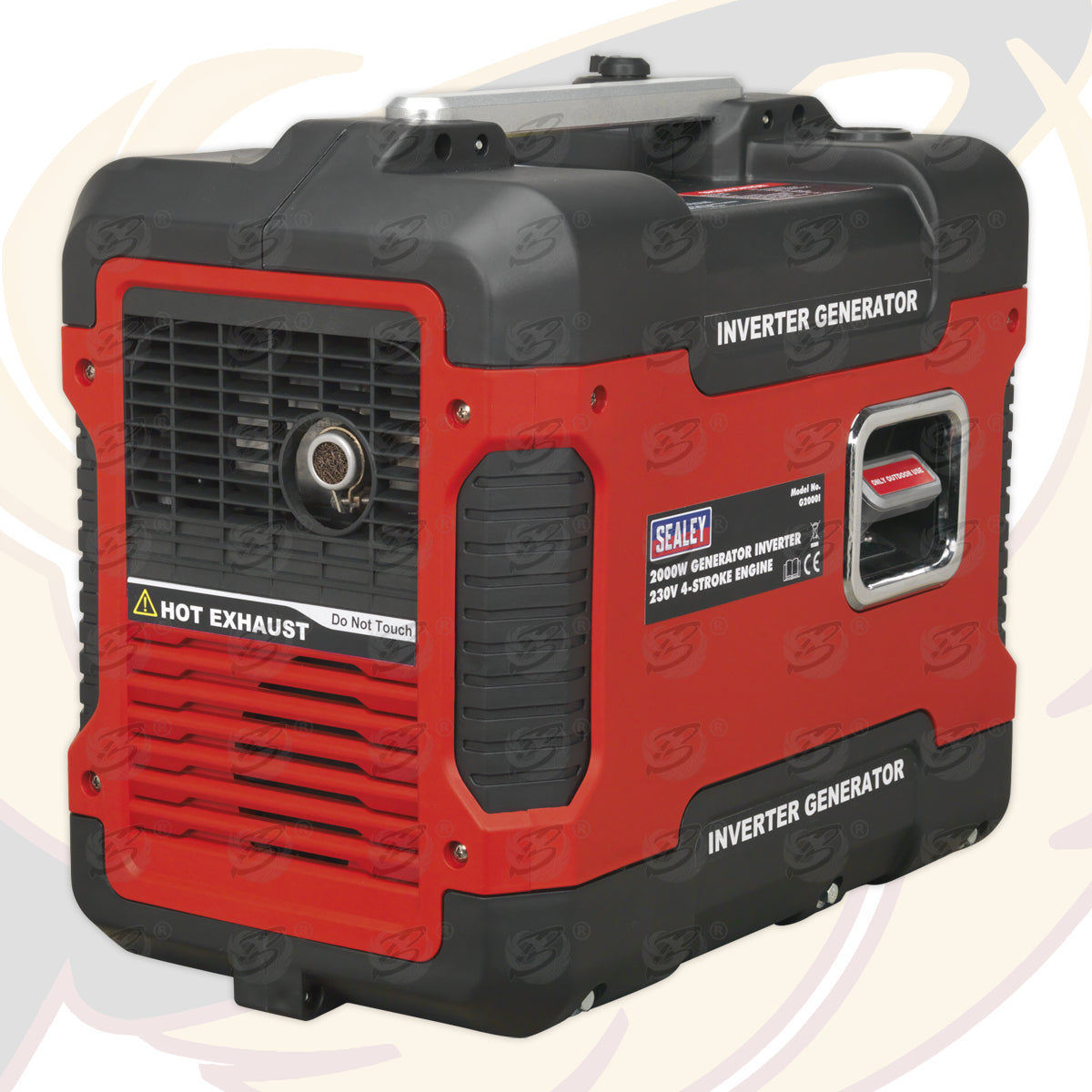SEALEY INVERTER GENERATOR 2000W 230V 4-STROKE ENGINE