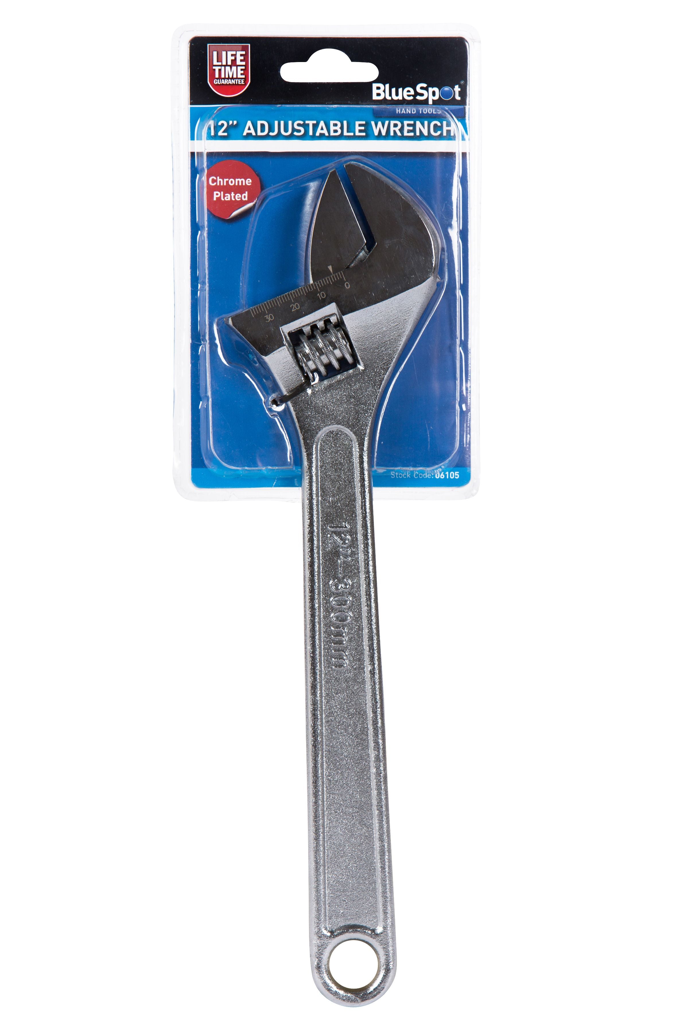 BlueSpot 300mm (12") Adjustable Wrench With A Manufacturers LifeTime Guarantee 06105