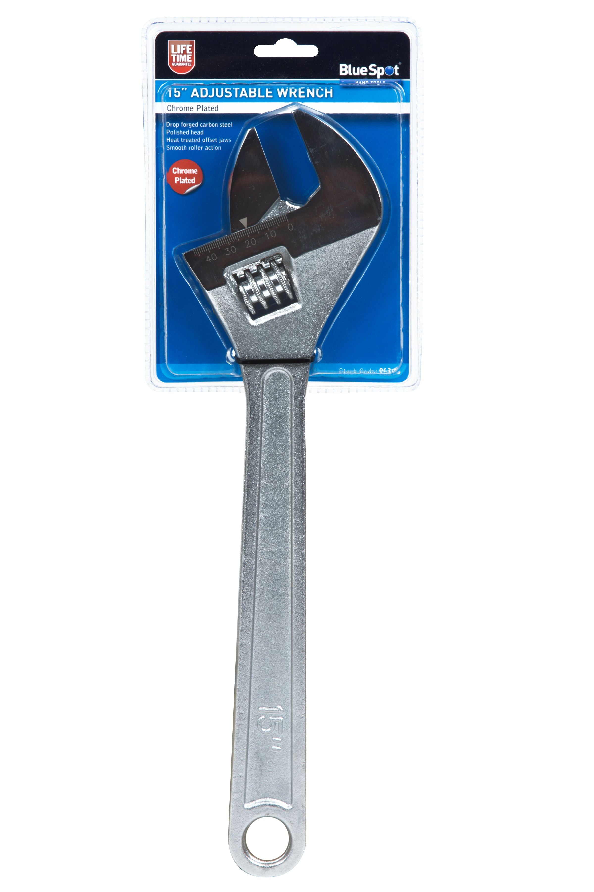 BlueSpot 380mm (15") Adjustable Wrench With A Manufacturers LifeTime Guarantee 06106