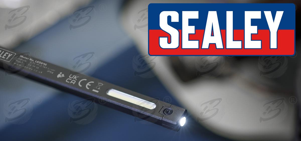 Sealey Rechargeable Smd Led Li - Ion Work Light ( Red ) ( LED01R )