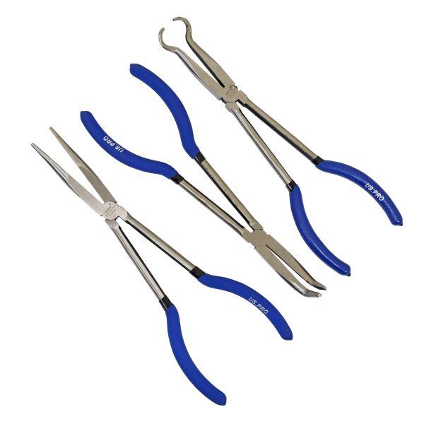 US Pro 5 Piece 11 Inch Long Reach pliers Set 5901