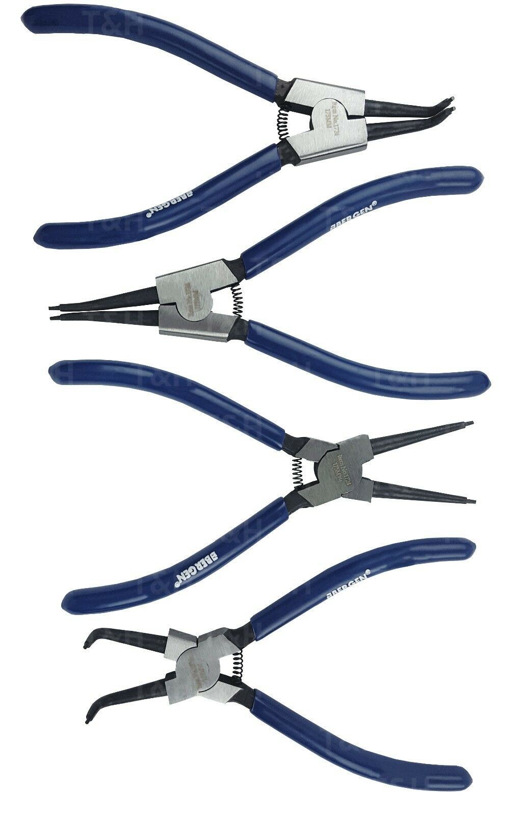 US PRO 4PCS 7" CIRCLIP PLIER SET