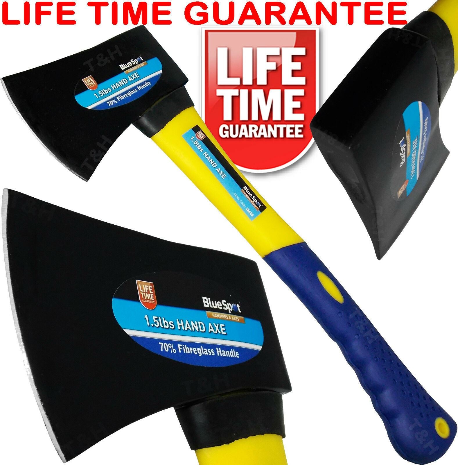 BLUESPOT 1.5LBS FIBREGLASS HAND AXE