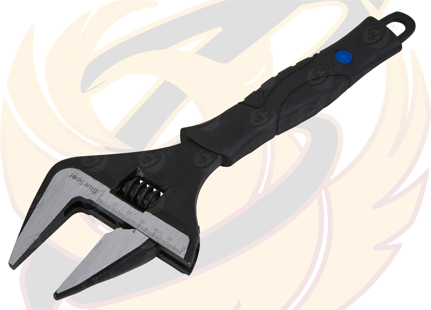 BlueSpot 12" Wide Jaw Adjustable Wrench ( 0 - 60mm ) ( 06113 )