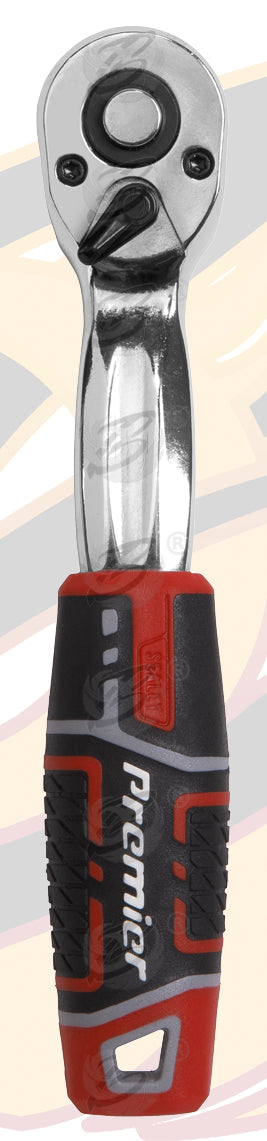 SEALEY 1/4" DRIVE 72 TOOTH CURVED RATCHET HANDLE