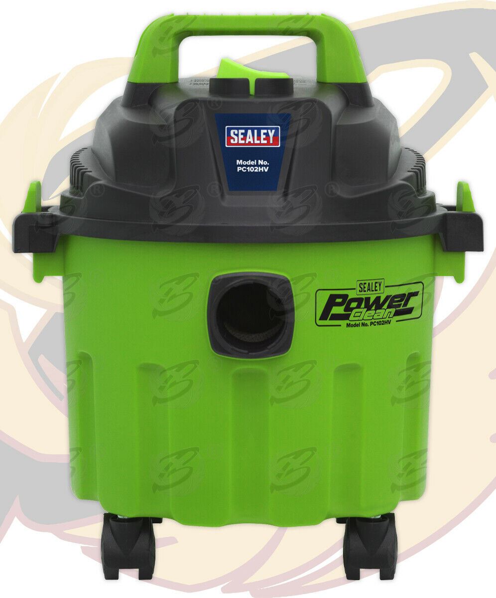 Sealey Wet And Dry Vacuum Cleaner 10L 1000W / 240V Water Dirt Carpet Washer ( PC102HV )