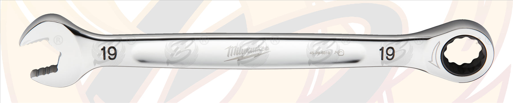 MILWAUKEE 19MM 144 TEETH MAXBITE RATCHET SPANNER