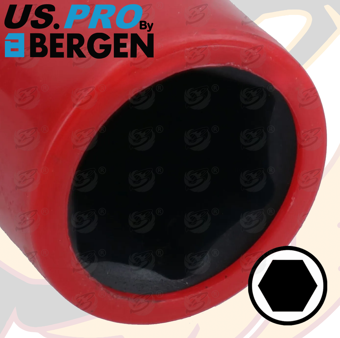 US Pro 17mm 1/2" Drive 6 Point Deep Impact Alloy Wheel Nut Socket ( 3758 )