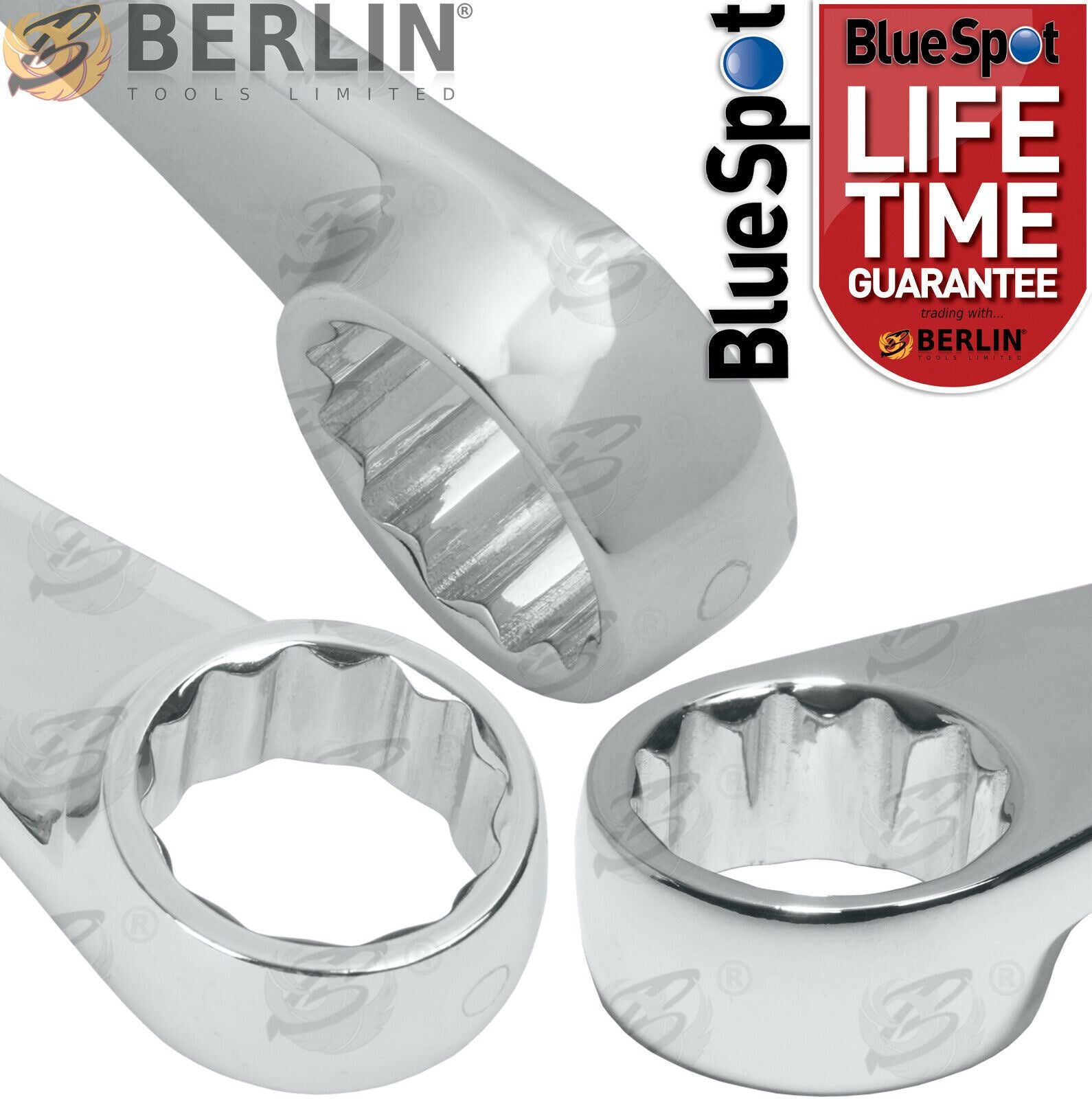 BLUESPOT 7PCS EXTRA LONG AVIATIONS SPANNERS 8MM - 24MM