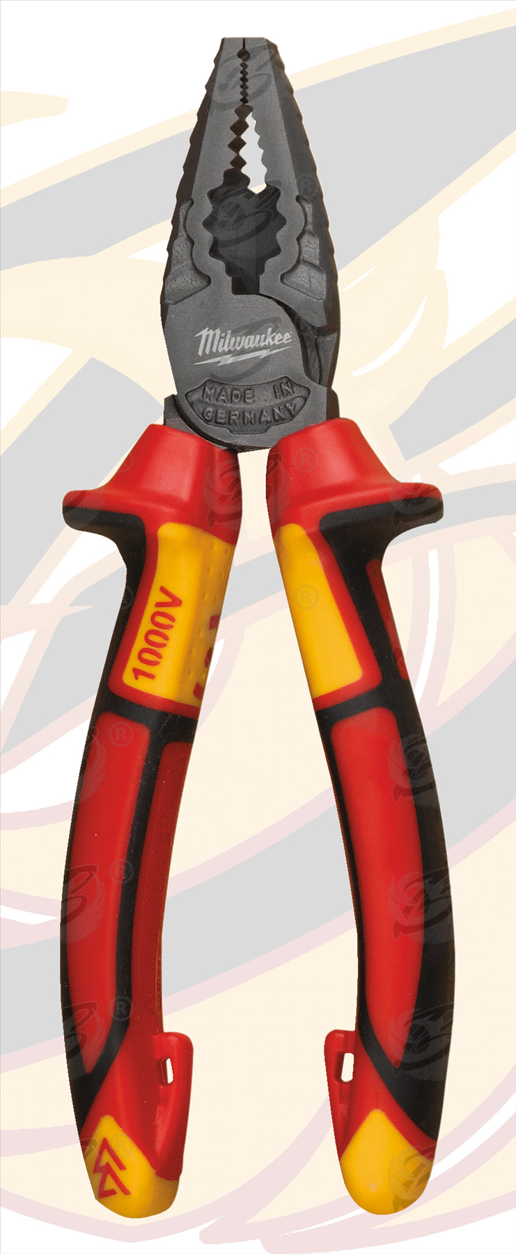 MILWAUKEE 1000V VDE COMBINATION PLIERS 180MM