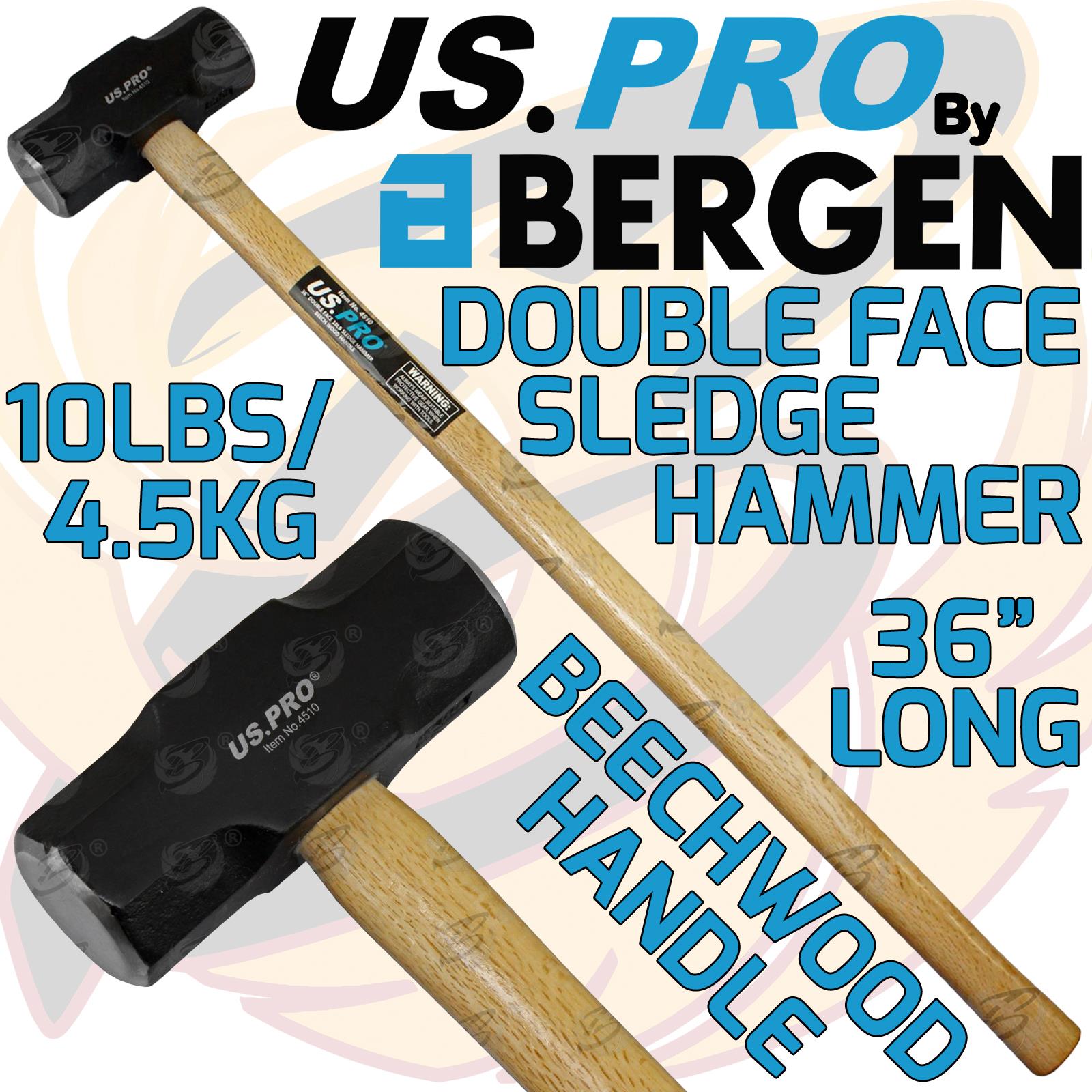 US PRO 4.5KG 36" LONG BEECHWOOD SLEDGE HAMMER