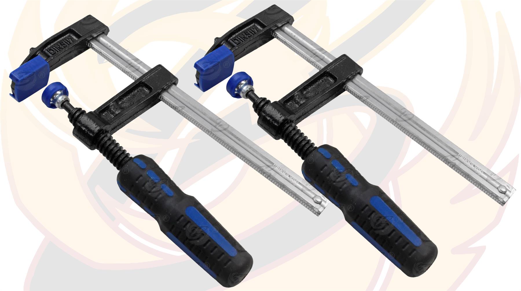 US PRO QUICK SLIDE F CLAMPS 150mm x 50mm ( x 2 )