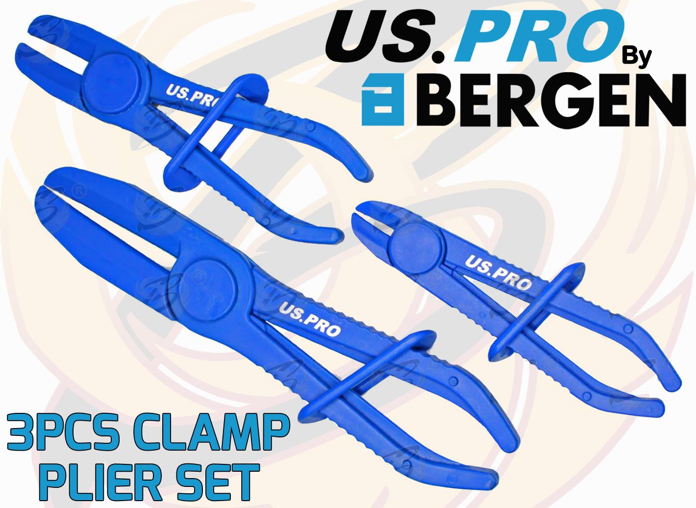 US PRO 3PCS HOSE CLAMP PLIERS SET