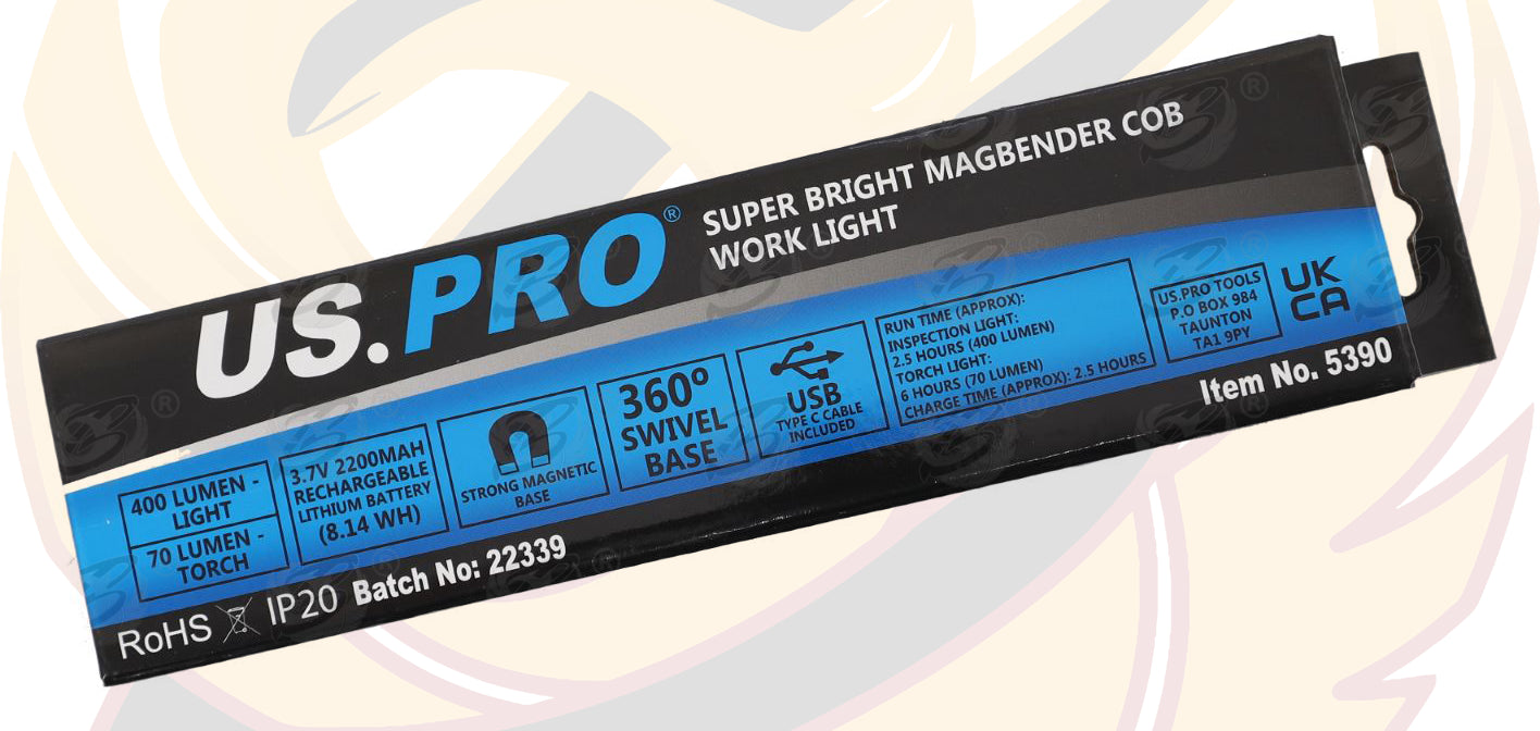 US PRO RECHARGEABLE LI - ION COB LED WORKLIGHT