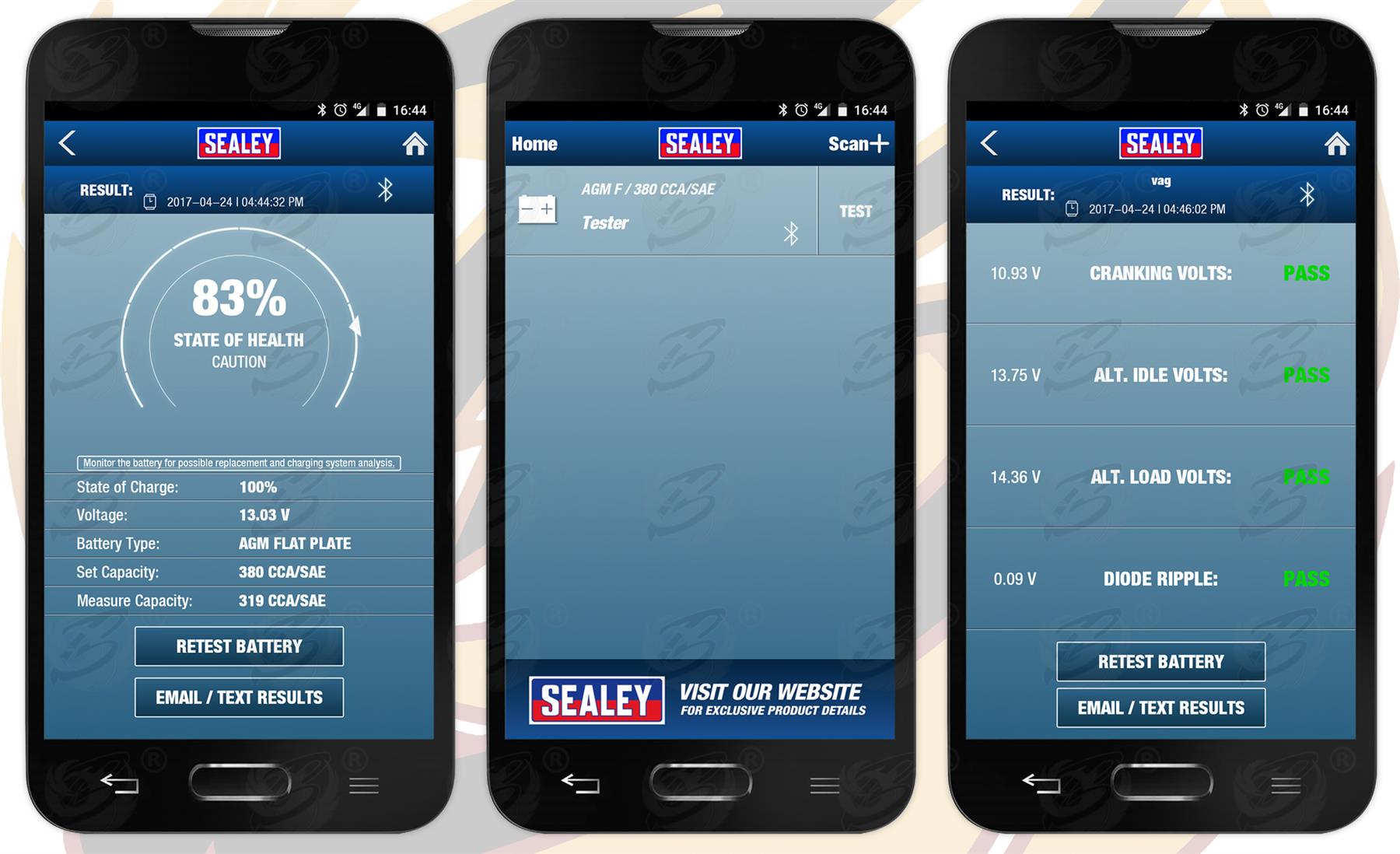 SEALEY 12/24V WIRELESS BATTERY TESTER