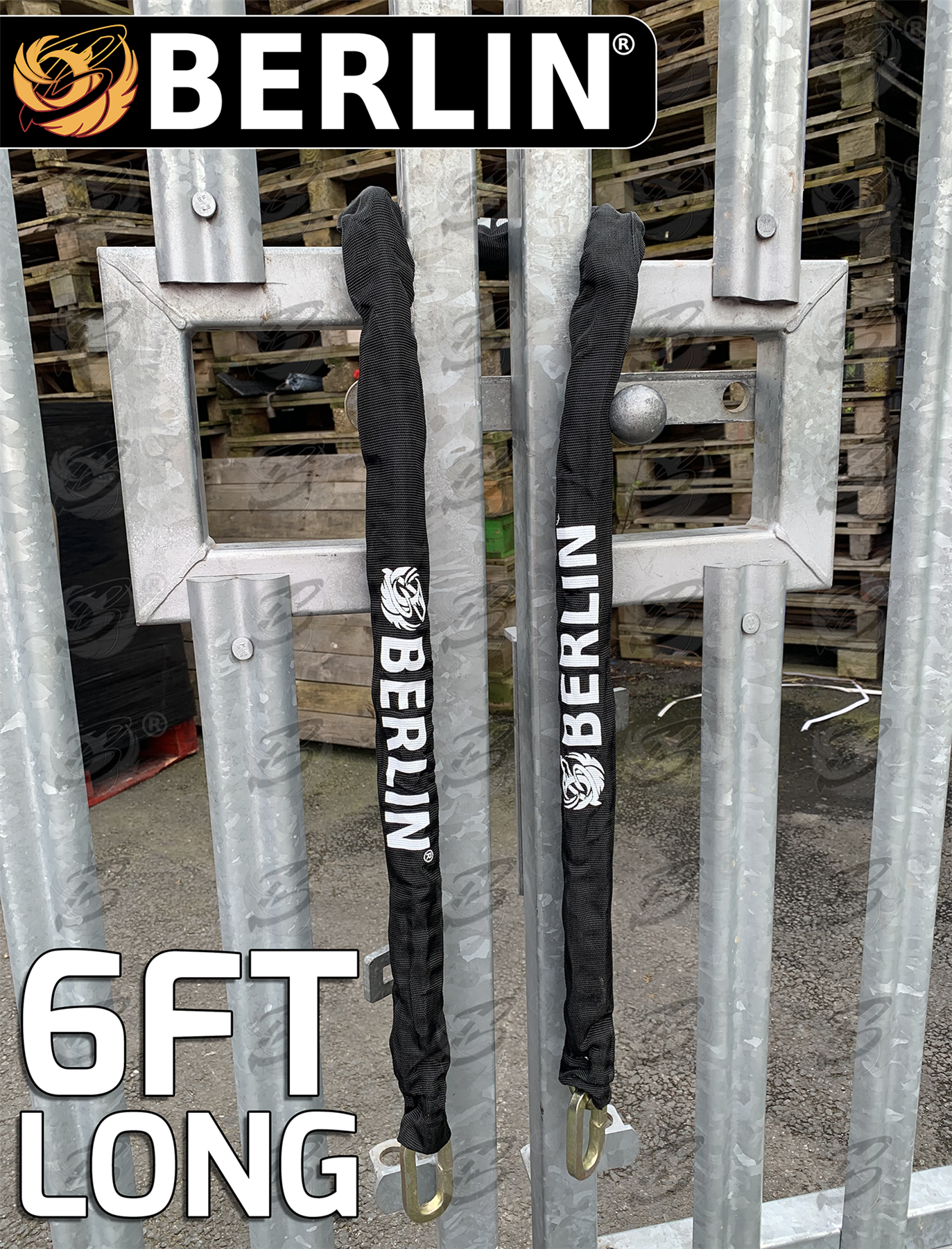 Berlin Tools 6 Foot Long 10mm Links Security Chain ( BER011 )