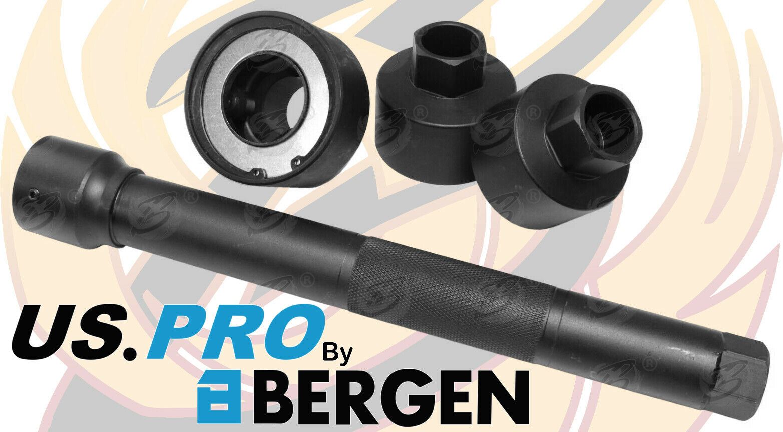 US PRO 4PCS 30MM - 45MM STEERING RACK KNUCKLE TOOL