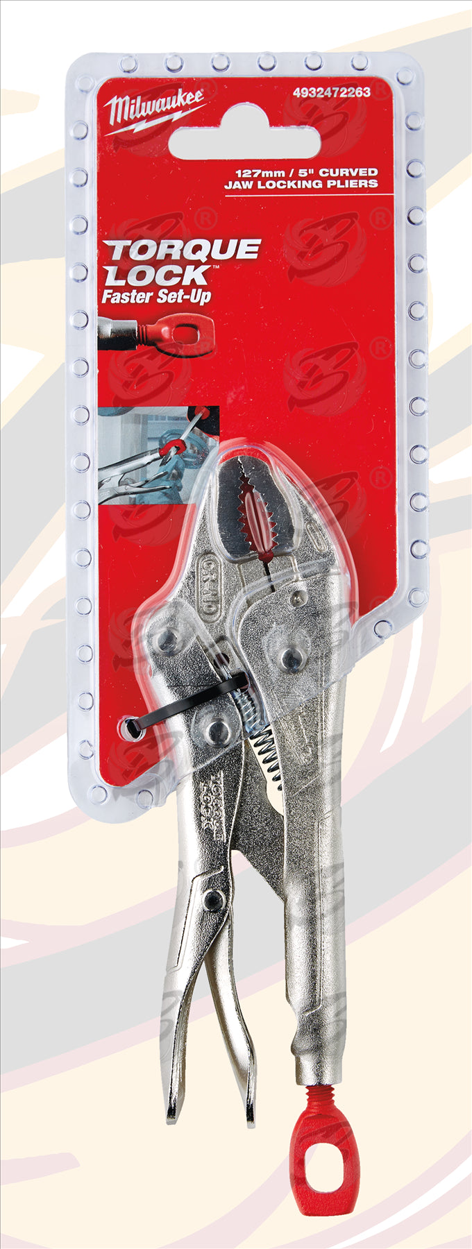 MILWAUKEE 5" CURVED JAW TORQUE LOCK LOCKING PLIERS