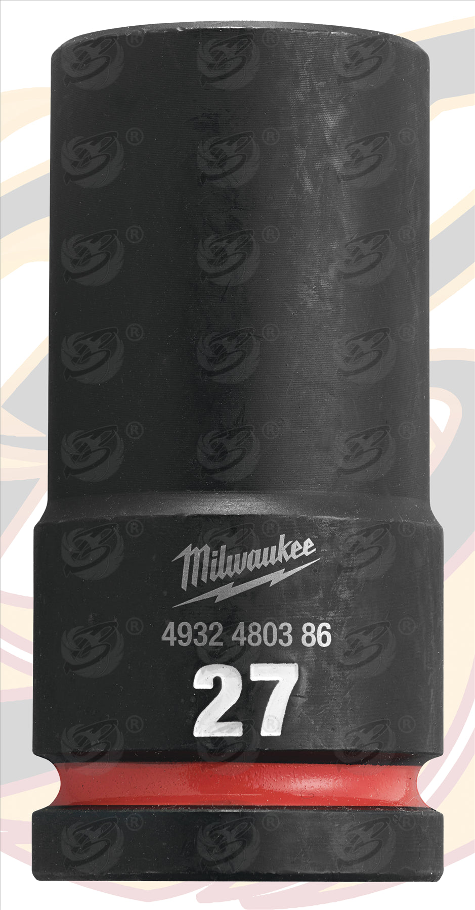 MILWAUKEE 27MM 3/4" DRIVE 6 POINT DEEP IMPACT SOCKET ( SINGLE )