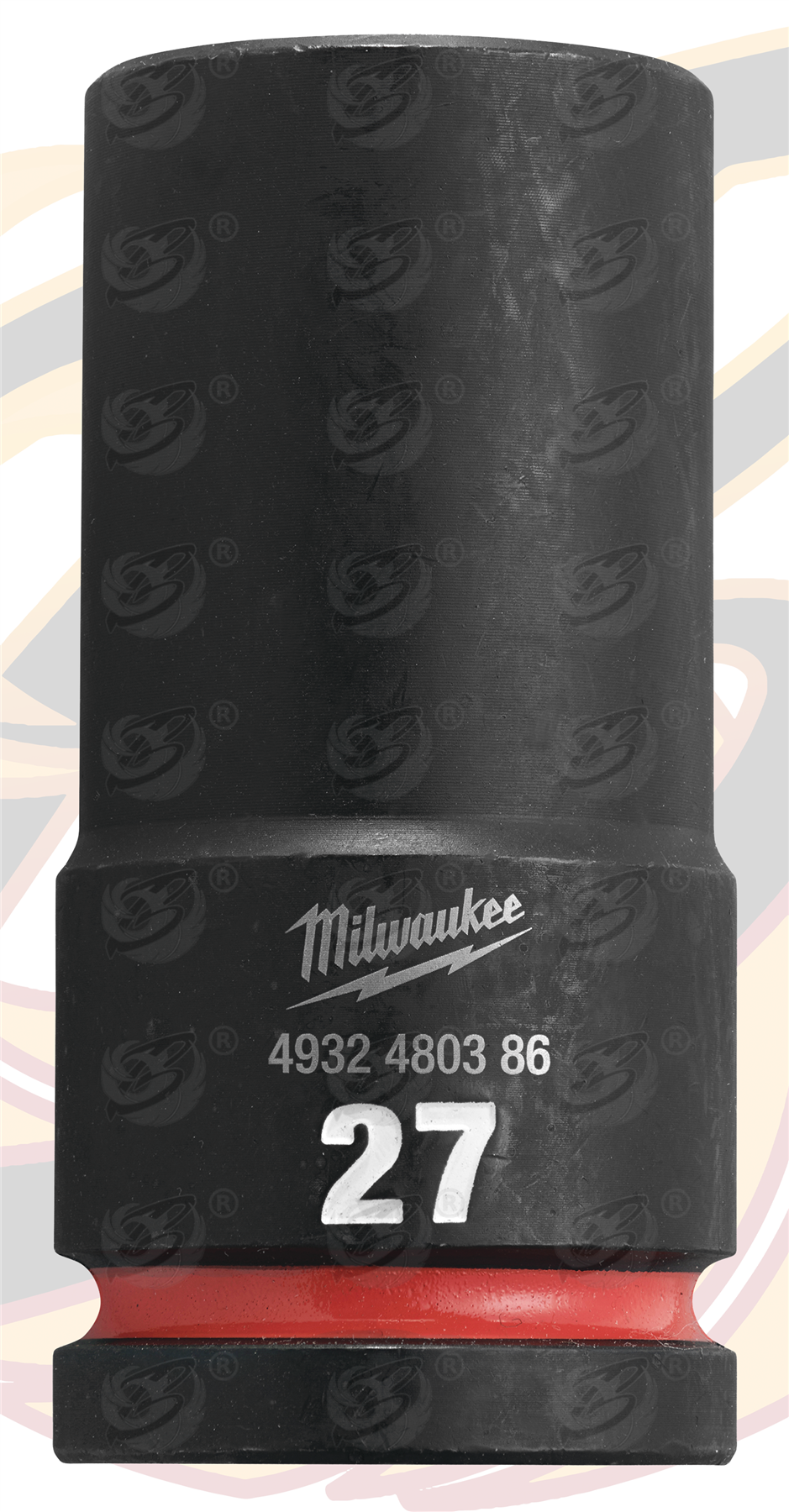 Milwaukee 27mm 3/4" Drive 6 Point Deep Impact Socket ( Single ) ( 4932480386 )