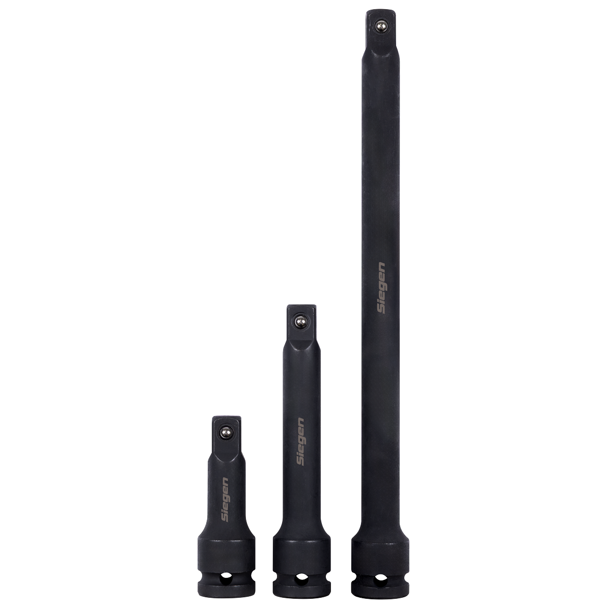 Siegen 3 Piece 1/2" Drive Impact Extension Bar Set With A Manufacturers LifeTime Guarantee S01322