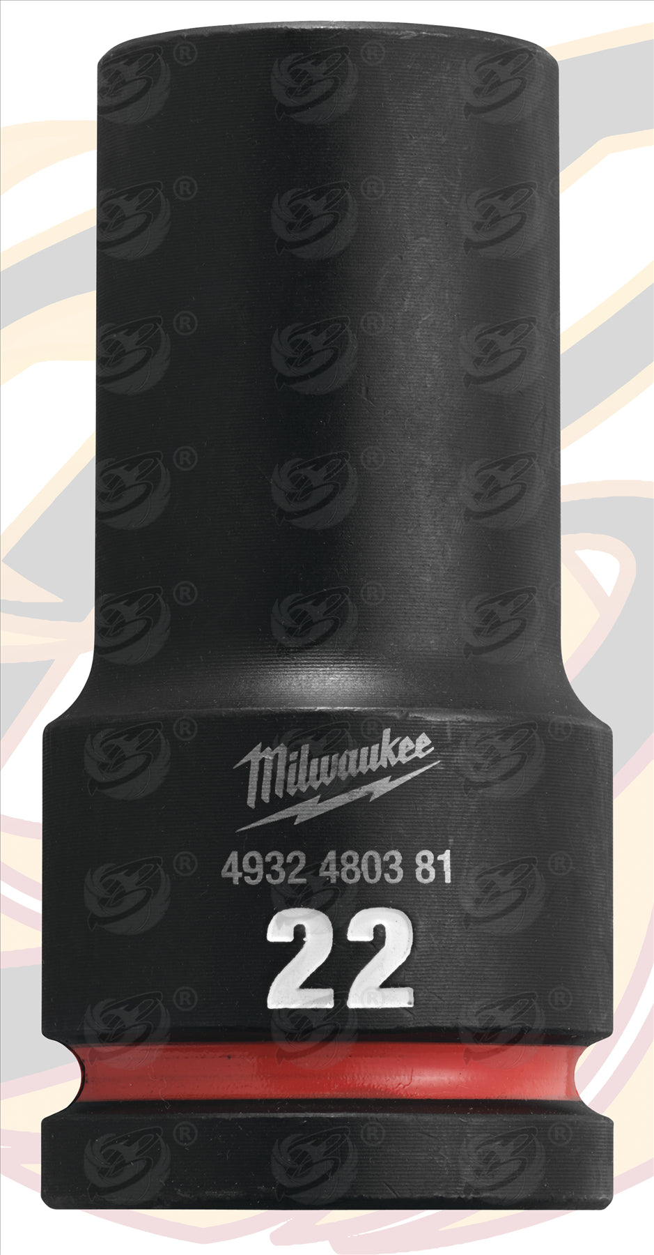 MILWAUKEE 7PCS 3/4" DRIVE 6 POINT DEEP IMPACT SOCKETS 17MM - 27MM