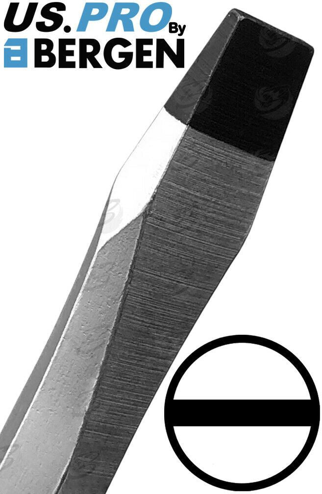 US PRO 12PCS MAGNETIC GO THROUGH SCREWDRIVER SET ( SLOTTED - PHILLIPS )