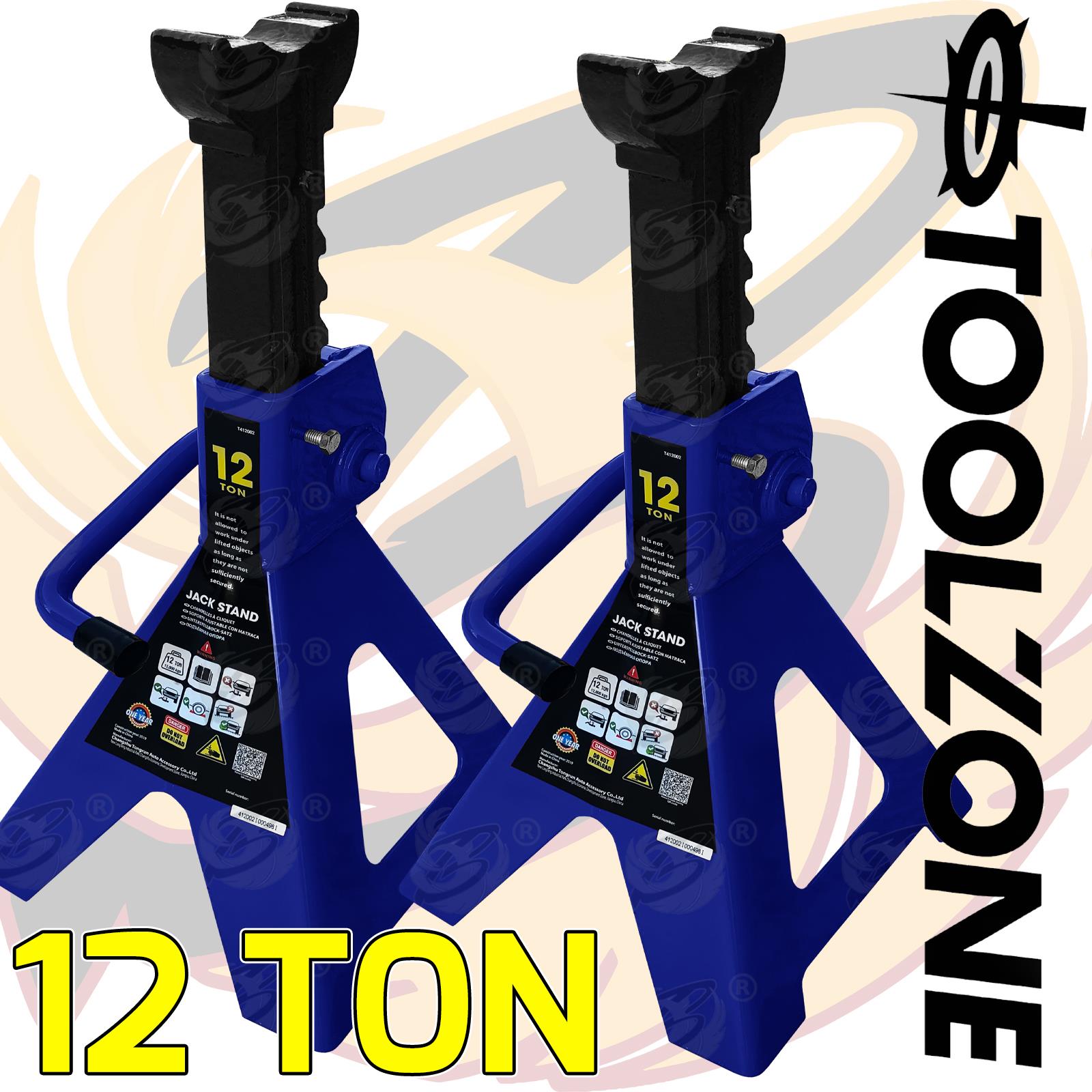 TOOLZONE 12 TON HEAVY DUTY AXLE STANDS