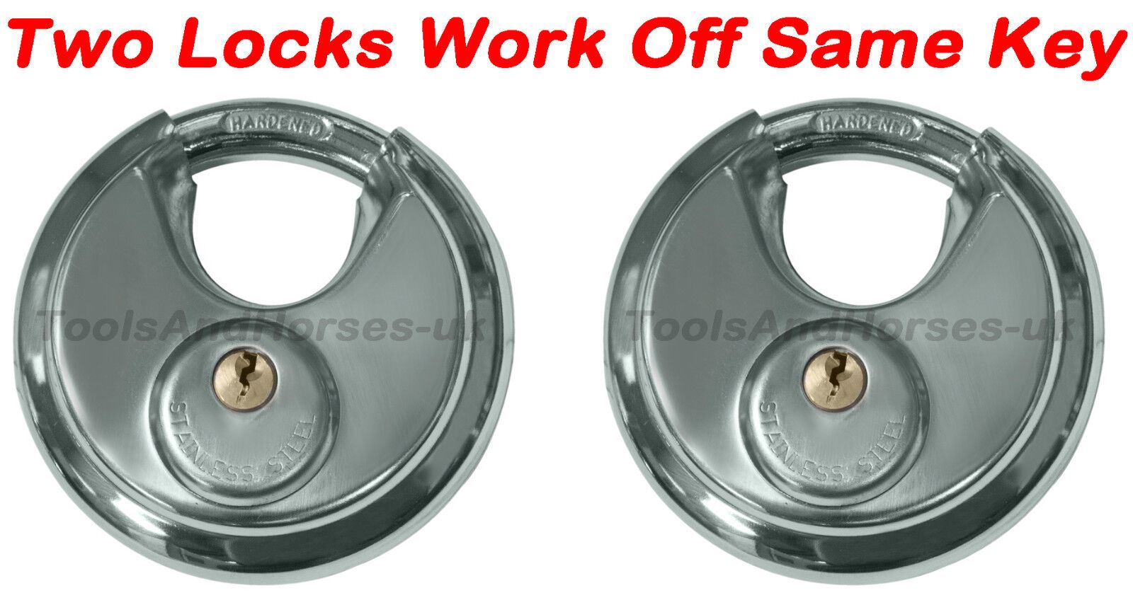 BlueSpot 2 x 70mm Padlocks 77028