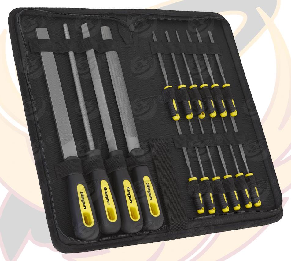 SIEGEN 16PCS FILE & NEEDLE SET
