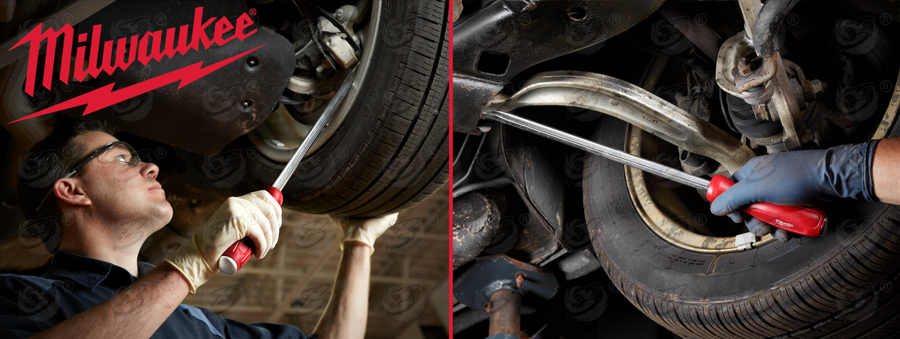 MILWAUKEE 4PCS ALL METAL CORE PRY BAR SET