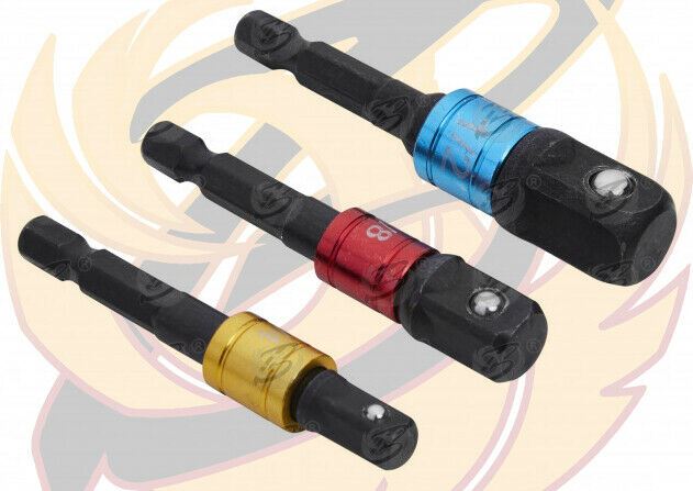 BLUESPOT 3PCS IMPACT DRILL ADAPTER