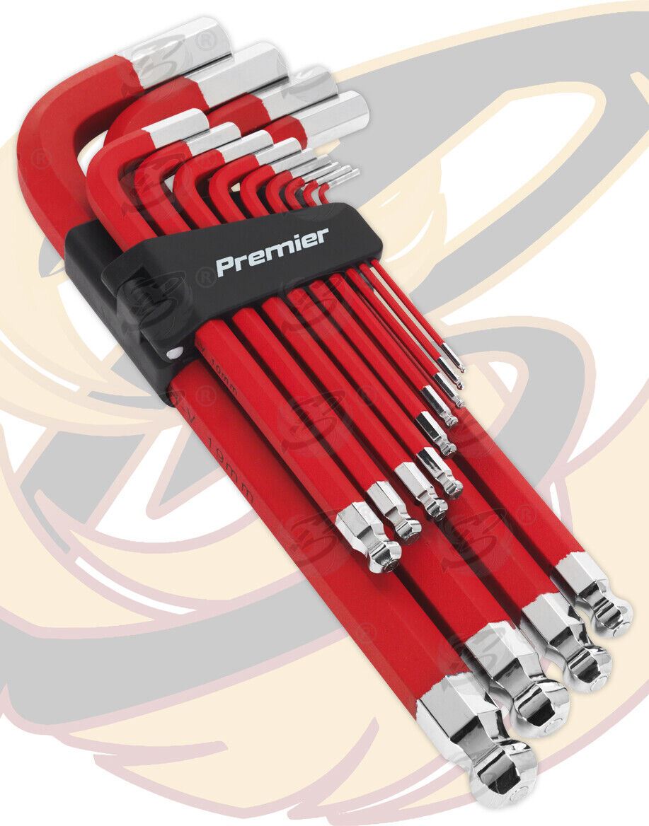 Sealey Jumbo Magnetic Anti Slip Hex Keys H2 - H19 ( AK7187 )