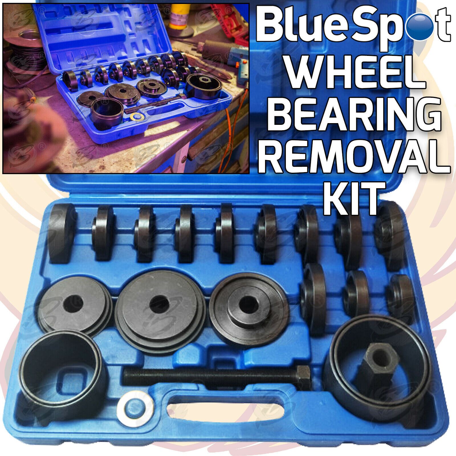 BLUESPOT 23PCS WHEEL BEARING REMOVAL TOOL KIT