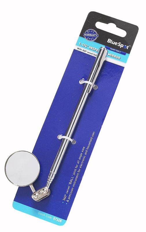 BlueSpot Telescopic Swivel Inspection Mirror With A Manufacturers LifeTime Guarantee 07328
