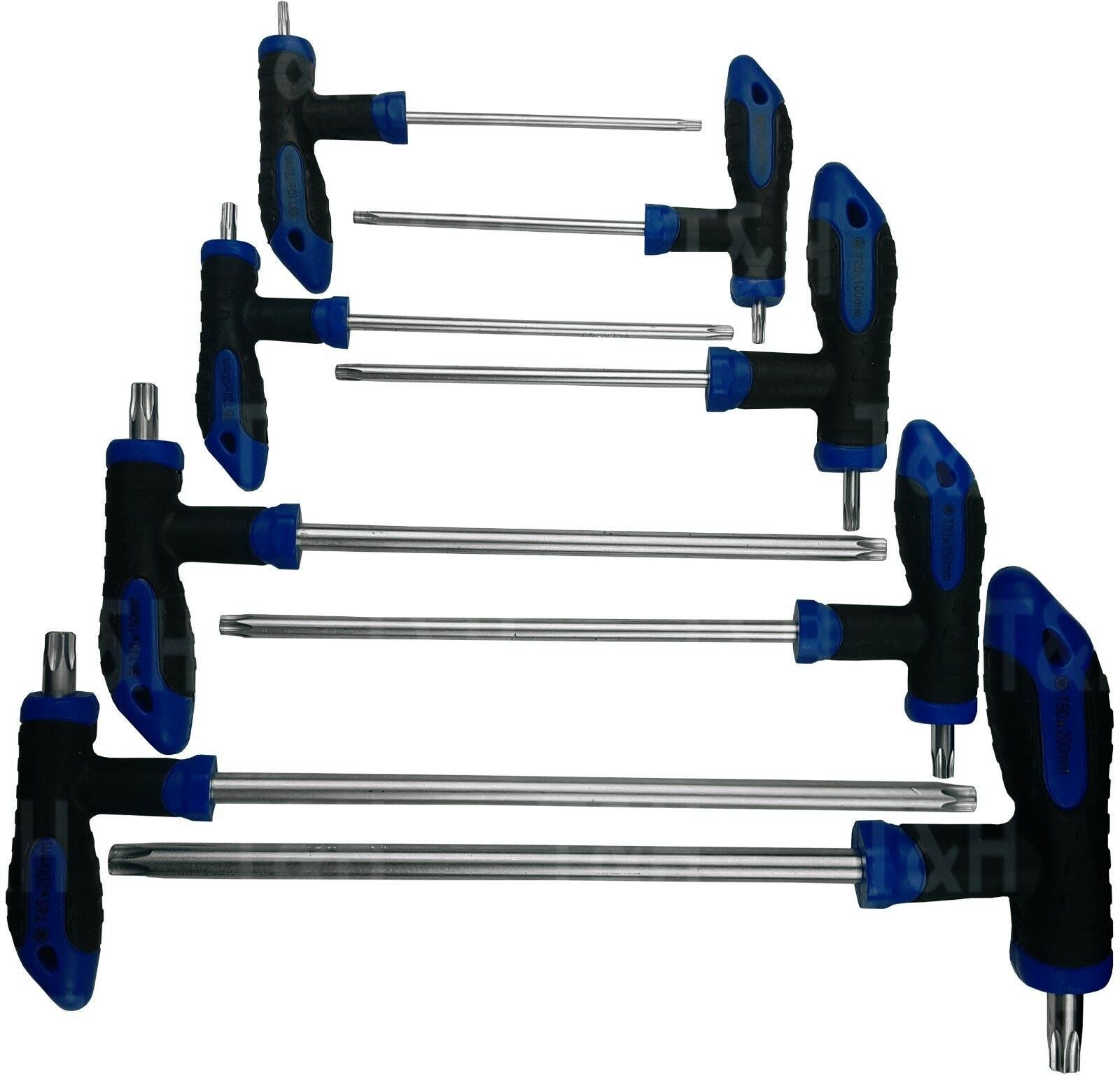 US PRO 16PCS T - HANDLE HEX & TORX KEY SET H2 - H10 & T10 - T50